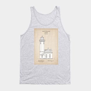 Point Wilson Light Lighthouse - Washington - SBD Tank Top